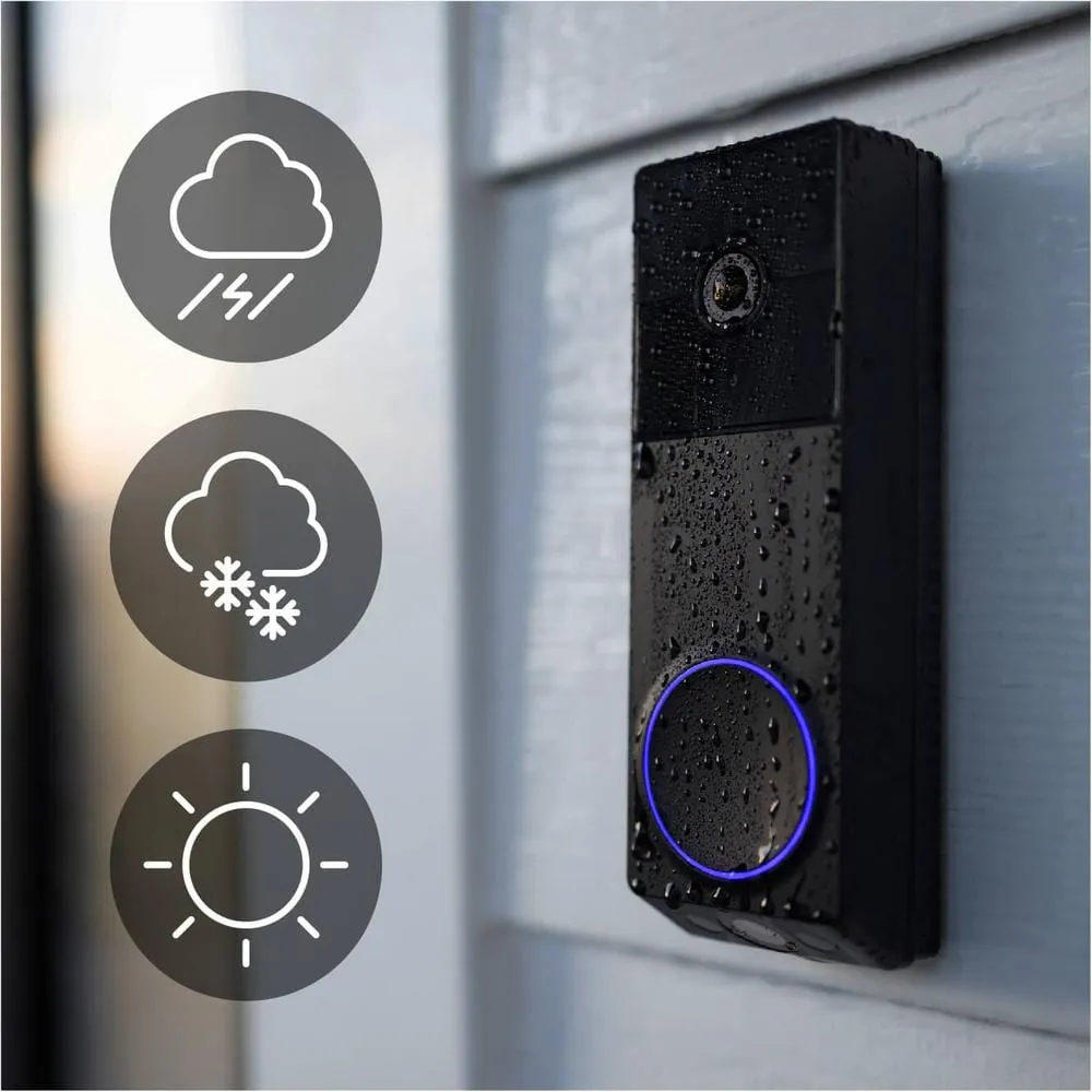 Wyze Wireless Duo Cam Video Doorbell (with Chime), Battery Powered, 2K Full HD Video, 2 Cameras, 2-Way Audio, Night Vision, photo 7 of 13