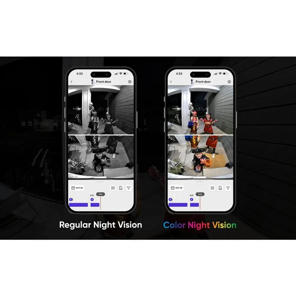 Wyze Wireless Duo Cam Video Doorbell (with Chime), Battery Powered, 2K Full HD Video, 2 Cameras, 2-Way Audio, Night Vision, photo 2 of 13