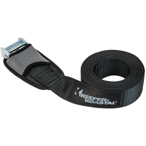 12 ft × 1 in Lashing Strap with Metal Buckle, 30 lb Load