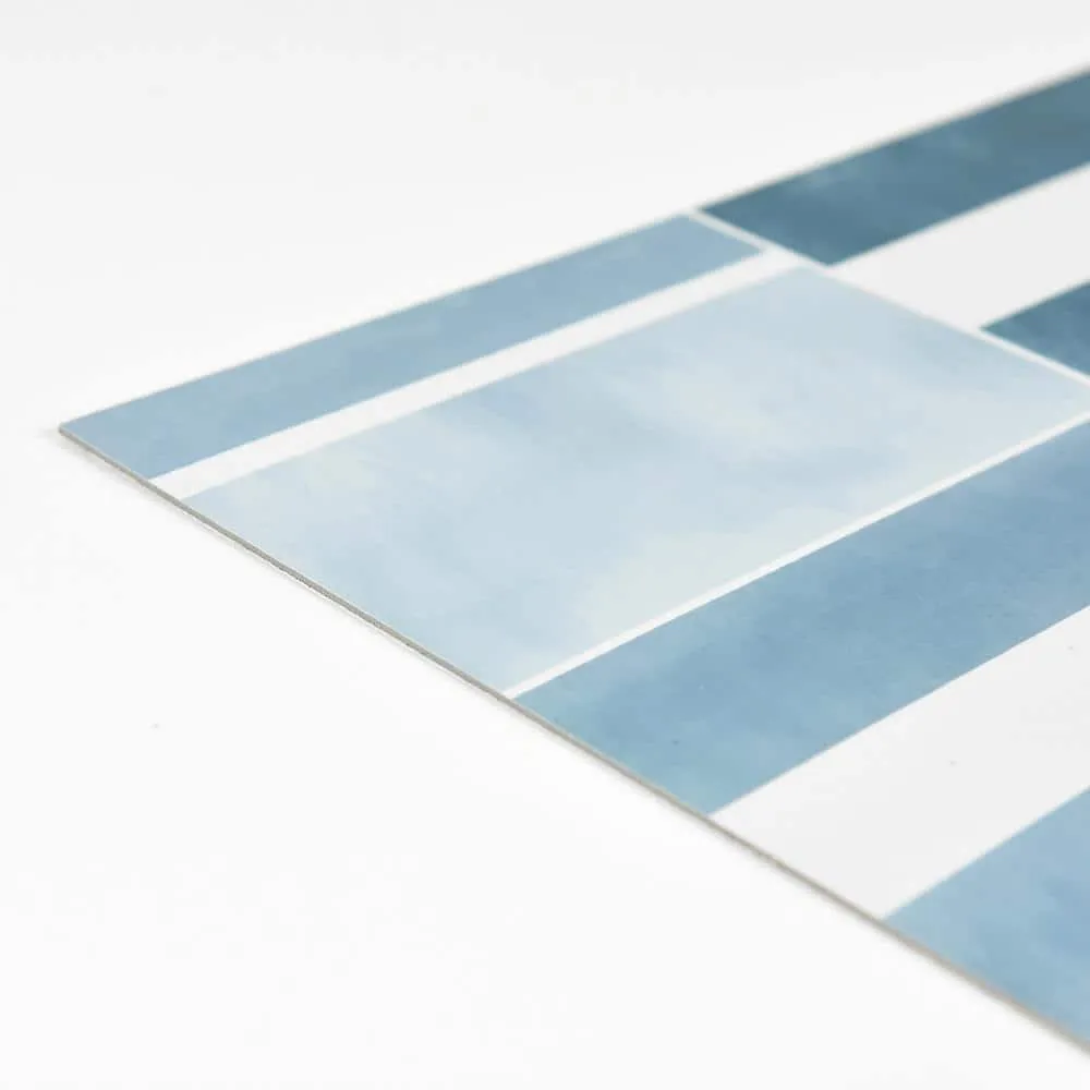 FloorPops Azure 12 in. W x 12 in. L Peel and Stick Floor Vinyl Tiles (20 Tiles, 20 sq. ft. case), photo 5 of 8