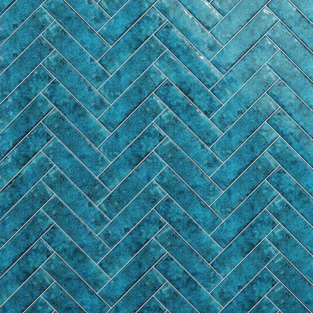 Ivy Hill Tile Moze Blue 3 in. x 12 in. 9 mm Ceramic Wall Tile (22-Piece, 5.38 sq. ft. per Box), photo 6 of 8