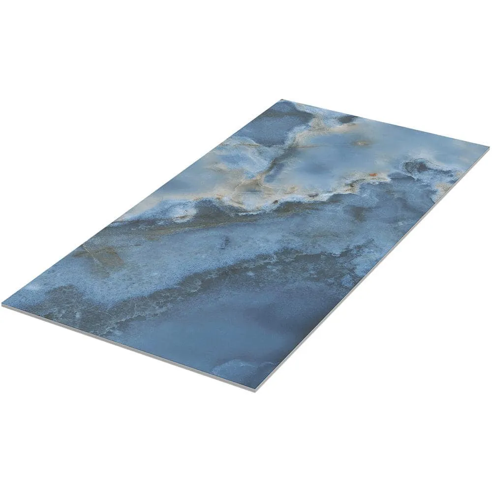 Ivy Hill Tile Jume Onyx Blue 23.62 in. x 47.24 in. Polished Porcelain Floor and Wall Tile (15.49 sq. ft./Case), photo 5 of 8