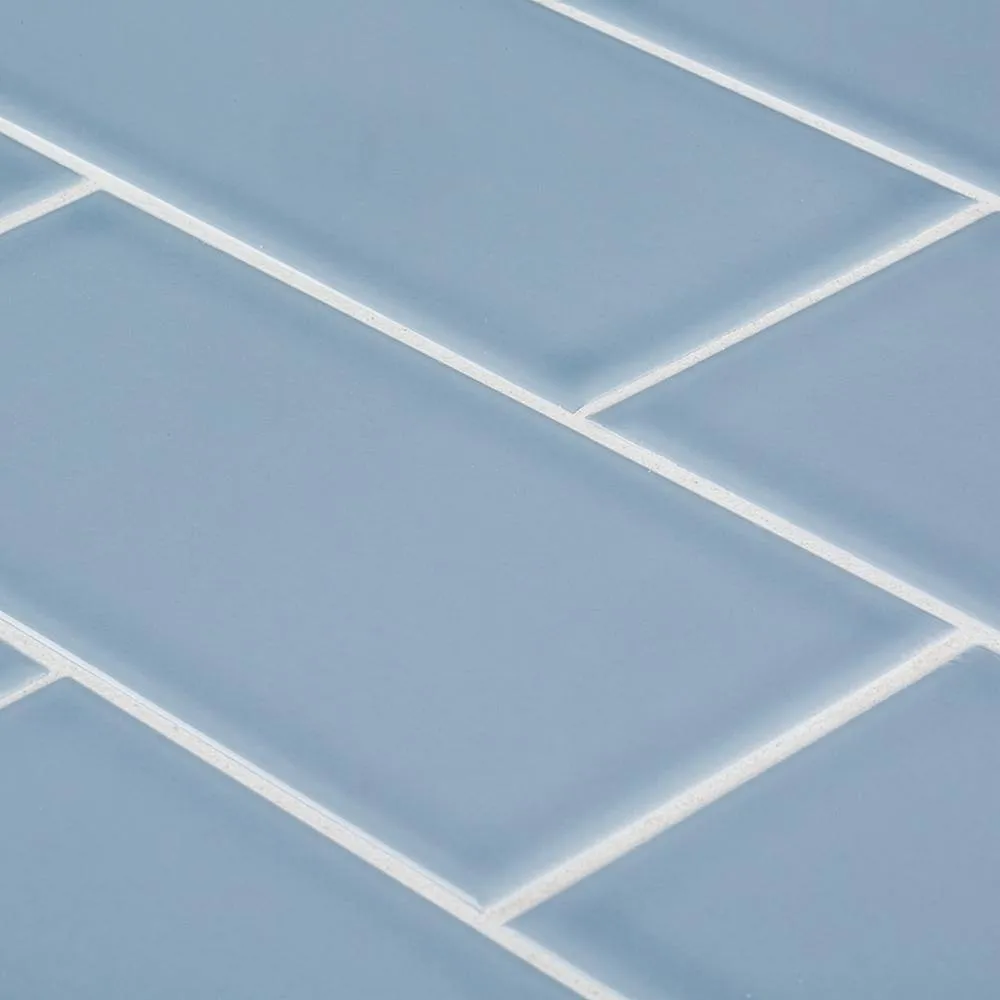 Jeffrey Court Beverly Blue 3 in. x 6 in. Glossy Ceramic Wall Tile (12.5 sq. ft. / case), photo 2 of 4