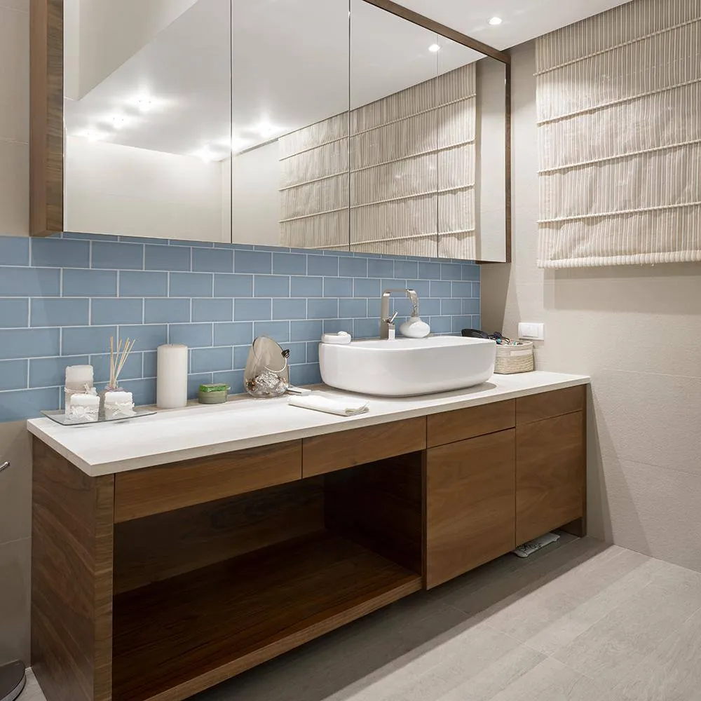 Jeffrey Court Beverly Blue 3 in. x 6 in. Glossy Ceramic Wall Tile (12.5 sq. ft. / case), photo 4 of 4