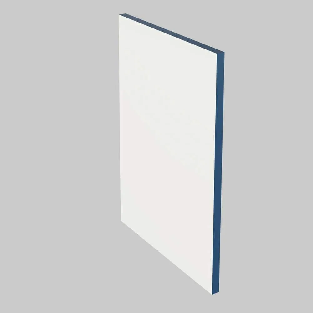Contractor Express Cabinets Arlington Vessel Blue Plywood Shaker Stock Assembled Wall Kitchen Cabinet Soft Close 36 in W x 12 in D x 36 in H, photo 5 of 6