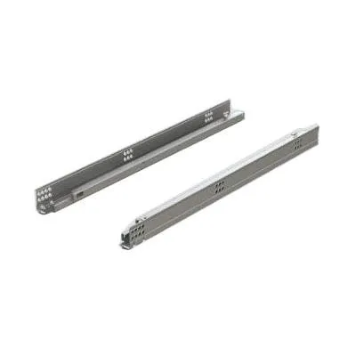 Blum TANDEM Edge B554H BLUMOTION Undermount Slide Set, 9 in to 21 in, Zinc-Coated Steel, 100 lb, photo 2 of 2