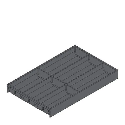 Blum AMBIA-LINE Steel Cutlery Insert for LEGRABOX Drawers, Orion Gray Powder-Coated, photo 2 of 3
