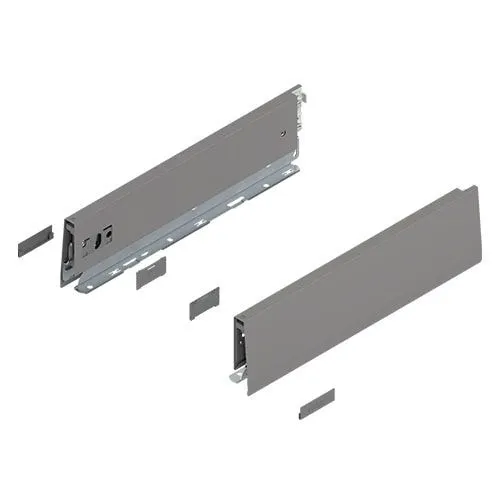 Blum MERIVOBOX BLUMOTION Drawer Profile Set M Height, 11-24 in., Indium Gray or Silk White, photo 12 of 12