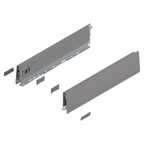 Blum MERIVOBOX BLUMOTION Drawer Profile Set M Height, 11-24 in., Indium Gray or Silk White, photo 9 of 12