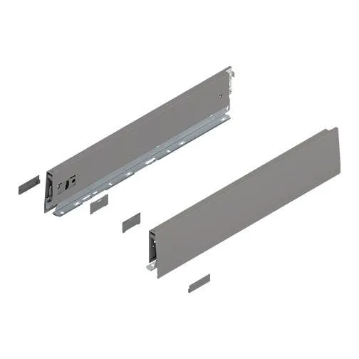 Blum MERIVOBOX BLUMOTION Drawer Profile Set M Height, 11-24 in., Indium Gray or Silk White, photo 6 of 12