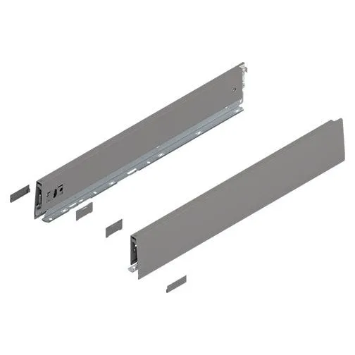 Blum MERIVOBOX BLUMOTION Drawer Profile Set M Height, 11-24 in., Indium Gray or Silk White, photo 4 of 12