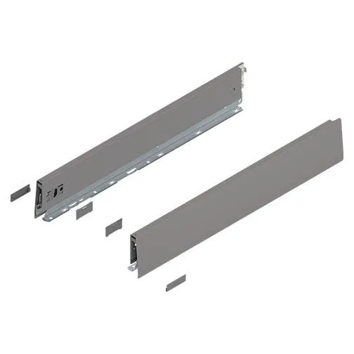 Blum MERIVOBOX BLUMOTION Drawer Profile Set M Height, 11-24 in., Indium Gray or Silk White, photo 3 of 12