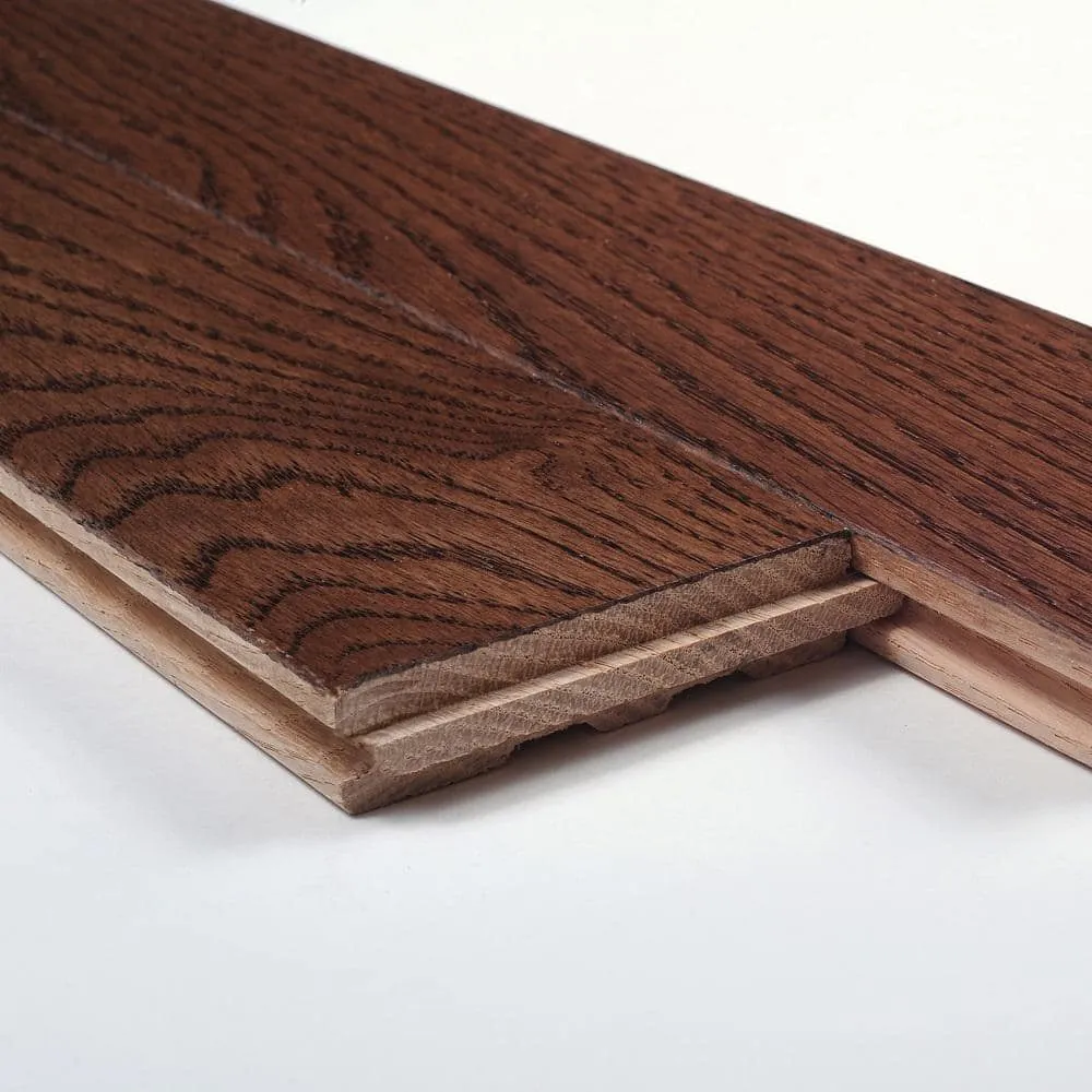 Blue Ridge Hardwood Flooring Bourbon Oak 3/4 in. T x 3 in. W Smooth Solid Hardwood Flooring (24 sq.ft./case), photo 7 of 9