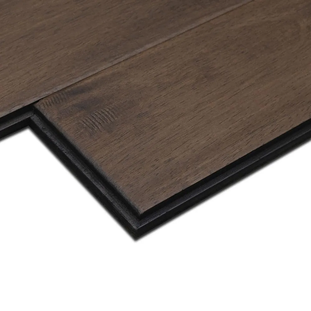 ASPEN FLOORING Bradford Caucho Wood 3/4 in. T x 4.5 in. W Light Distressed Solid Hardwood Flooring (21.82 sqft/case), photo 5 of 5