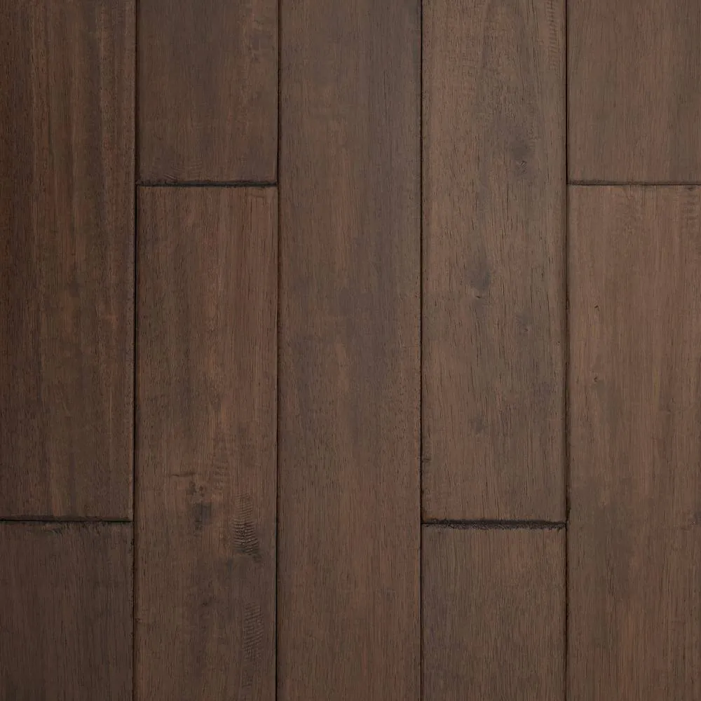 ASPEN FLOORING Bradford Caucho Wood 3/4 in. T x 4.5 in. W Light Distressed Solid Hardwood Flooring (21.82 sqft/case), photo 3 of 5