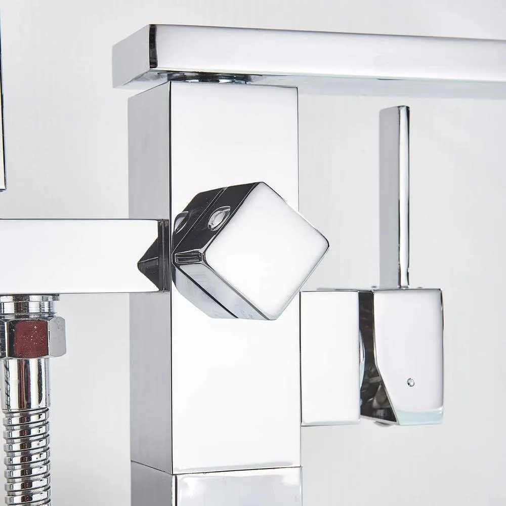 Unbranded Commercial Metering Single Handle Brass Bathroom Sink Faucet - Chrome Finish, photo 5 of 6