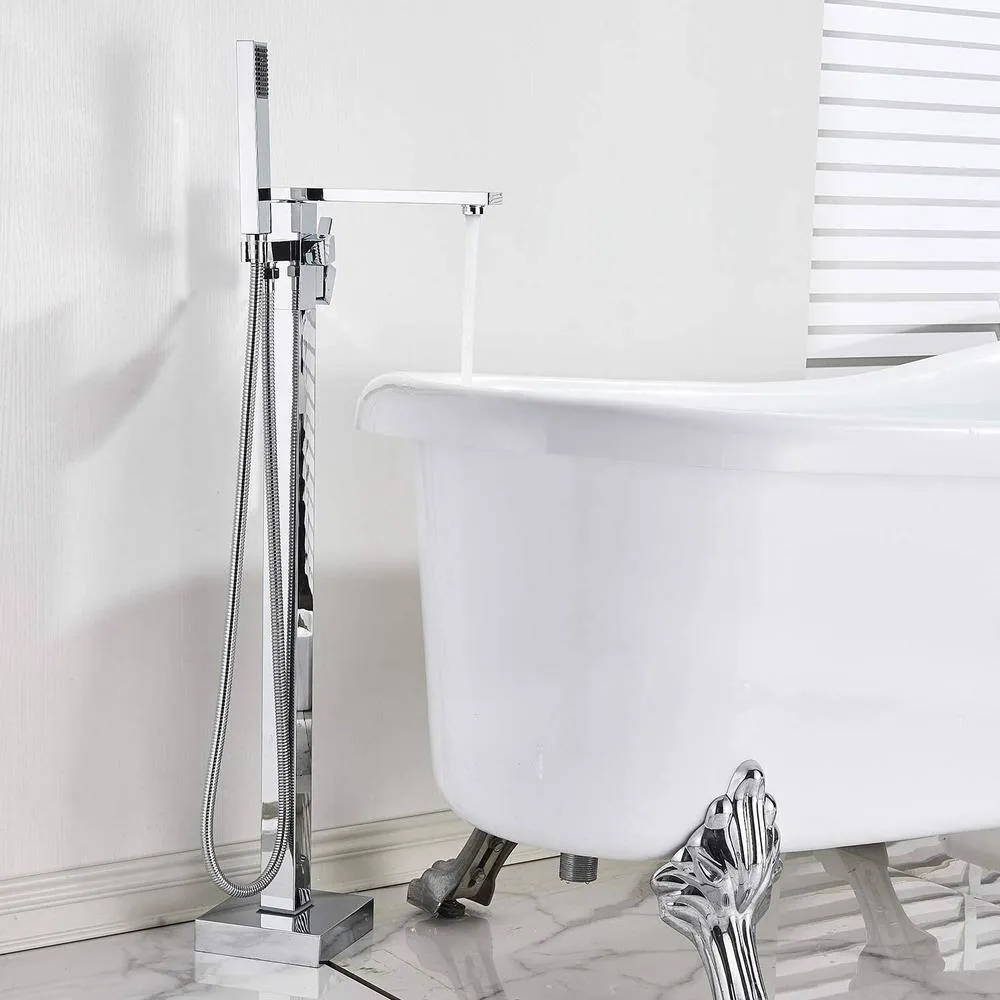 Unbranded Commercial Metering Single Handle Brass Bathroom Sink Faucet - Chrome Finish, photo 6 of 6