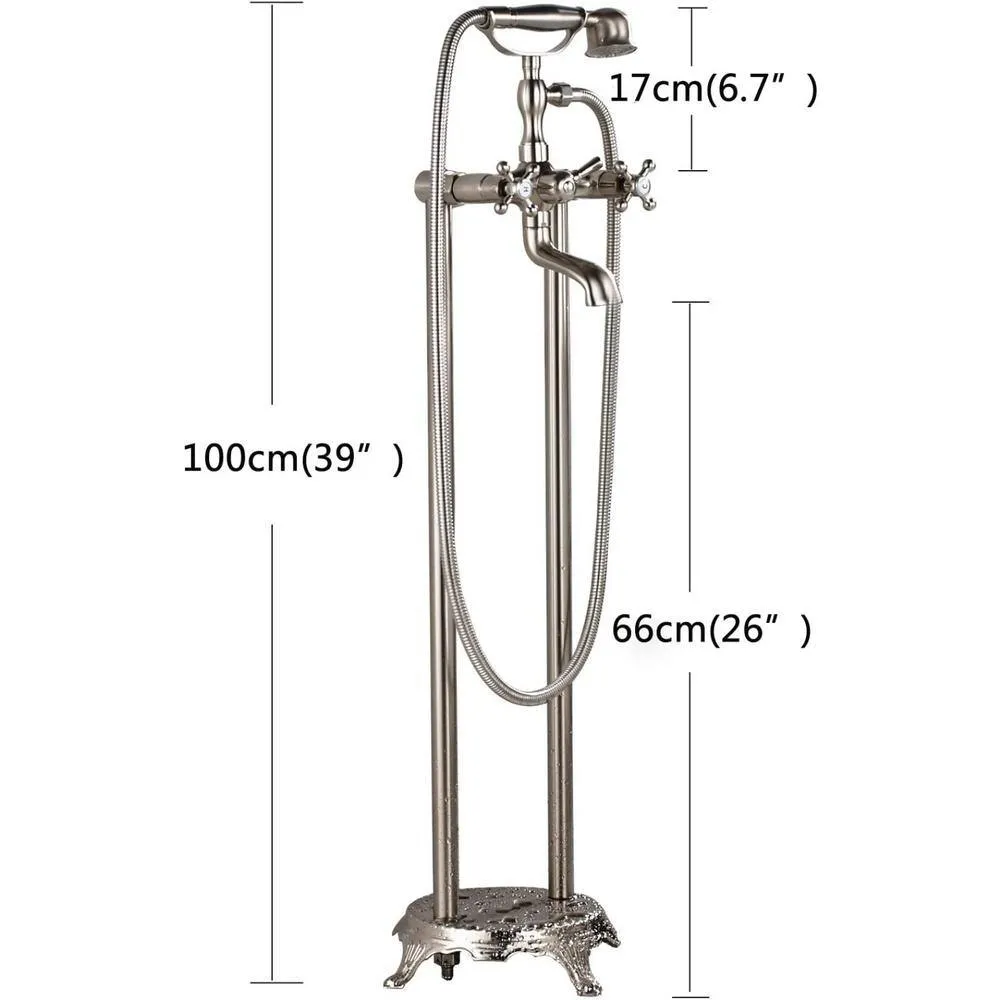 Unbranded Brass Double Handle Commercial Metering Bathroom Sink Faucet, photo 3 of 7