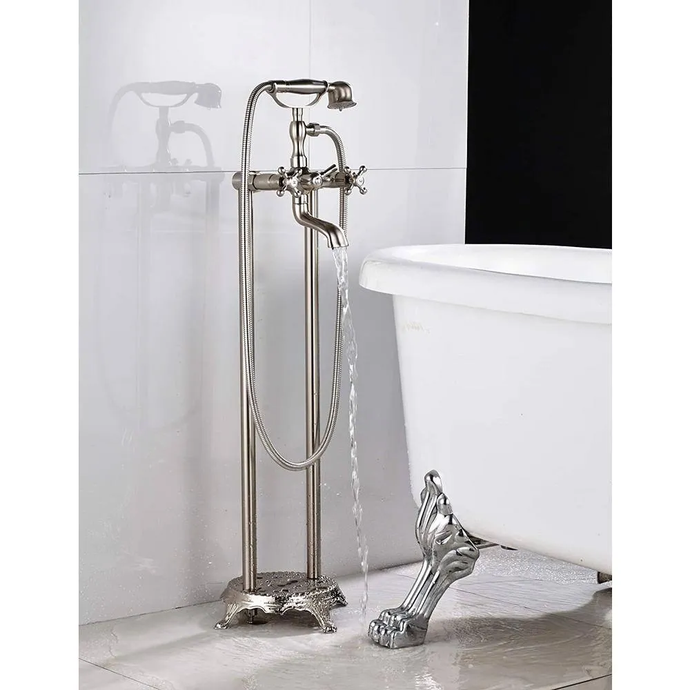 Unbranded Brass Double Handle Commercial Metering Bathroom Sink Faucet, photo 7 of 7
