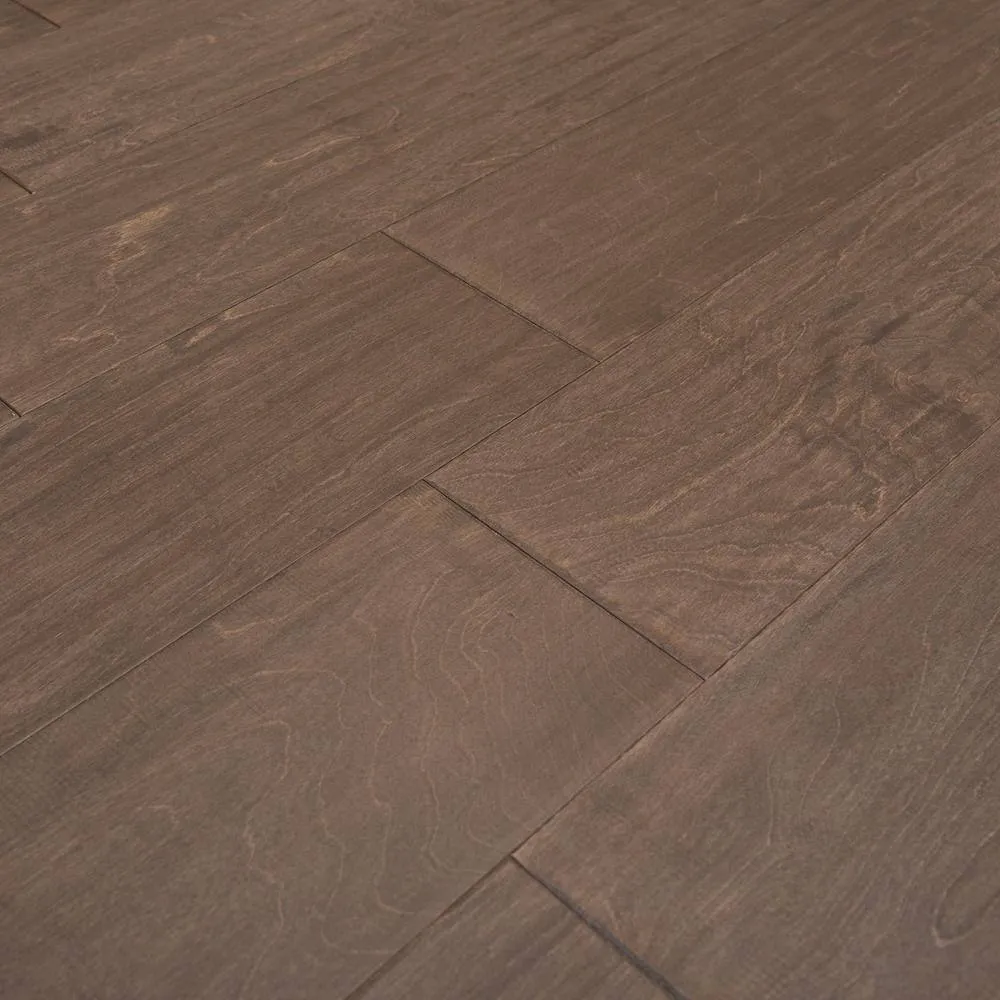 ASPEN FLOORING Braxton Birch 3/8 in. T x 6.5 in. W Tongue and Groove Light Distressed Engineered Hardwood Flooring (43.58 sq. ft./case), photo 4 of 5