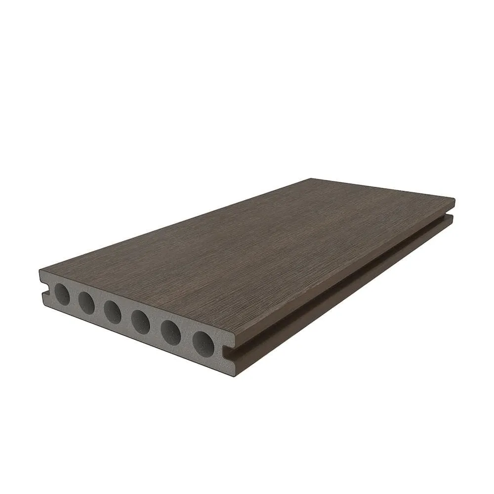 NewTechWood UltraShield Natural Voyager 1 in. x 6 in. x 8 ft. Brazilian IPE Hollow Composite Decking Board, photo 8 of 8