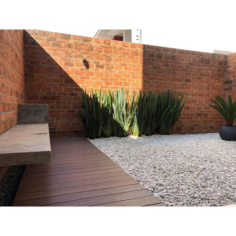 NewTechWood UltraShield Natural Voyager 1 in. x 6 in. x 8 ft. Brazilian IPE Hollow Composite Decking Board, photo 2 of 8