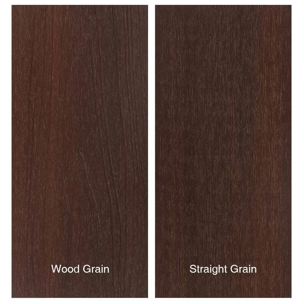 NewTechWood UltraShield Naturale Voyager 1 in. x 6 in. x 1 ft. Brazilian Ipe Hollow Composite Decking Board Sample, photo 5 of 8