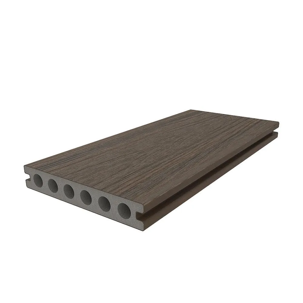 NewTechWood UltraShield Naturale Voyager 1 in. x 6 in. x 1 ft. Brazilian Ipe Hollow Composite Decking Board Sample, photo 6 of 8