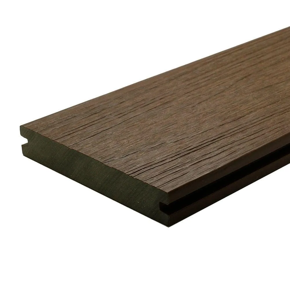 NewTechWood Naturale Magellan Series 1 in. x 5-1/2 in. x 0.5 ft. Brazilian Ipe Composite Decking Board Sample with Groove, photo 2 of 6