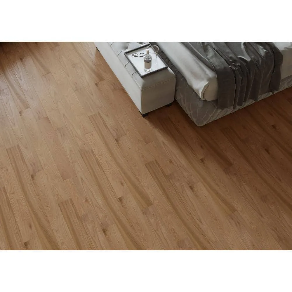 ACQUA FLOORS Brewster Oak 1/4 in. T x 5 in. W Click Lock Wire Brushed Engineered Hardwood Flooring (16.7 sq.ft./case), photo 5 of 7