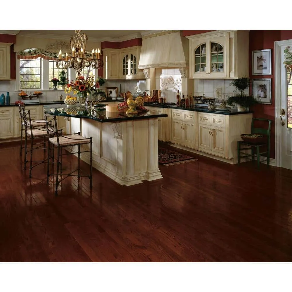 Bruce American Originals Brick Kiln Oak 3/8 in. T x 3 in. W T+G Smooth Engineered Hardwood Flooring (22 sq.ft./ctn), photo 2 of 2