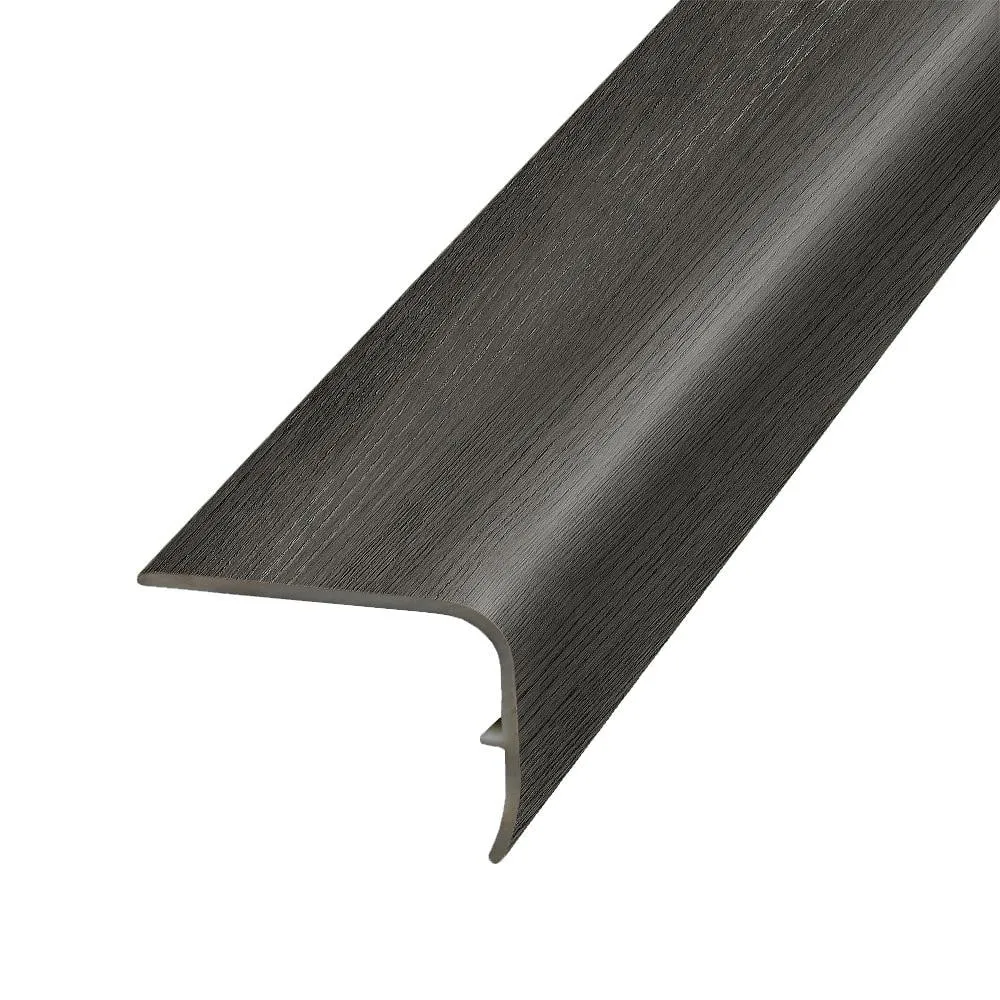 Carob 1.32 in. Thick x 1.88 in. Wide x 78.7 in. Length Vinyl Stair Nose Molding, photo 2 of 4