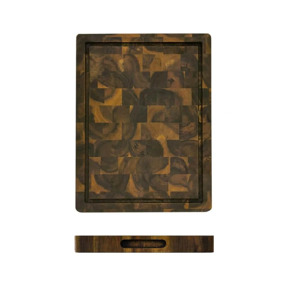 Interbuild 1.3 ft. L x 12 in. D, Acacia Butcher Block Chopping Board Countertop in Brown with Square Edge, photo 7 of 7