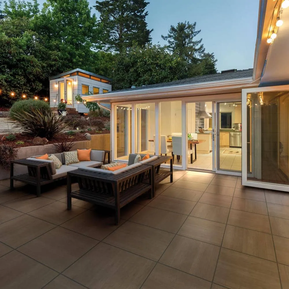 Corso Italia Foresta Brown 24 in. x 24 in. x 0.75 in. Wood Look Porcelain Paver, photo 2 of 7