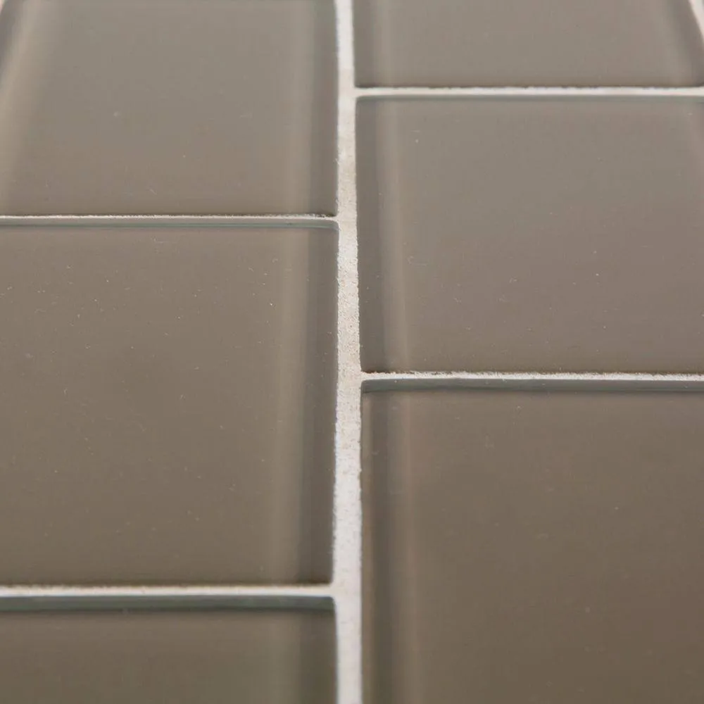 Jeffrey Court Fieldstone Gloss Browns/Tans 3 in. x 6 in. Glass Wall Tile (1 sq. ft. / Pack), photo 3 of 7