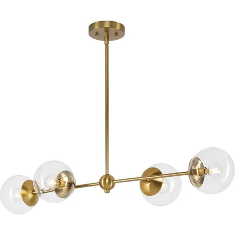 Atwell 40" 4-Light Mid-Century Modern Chandelier