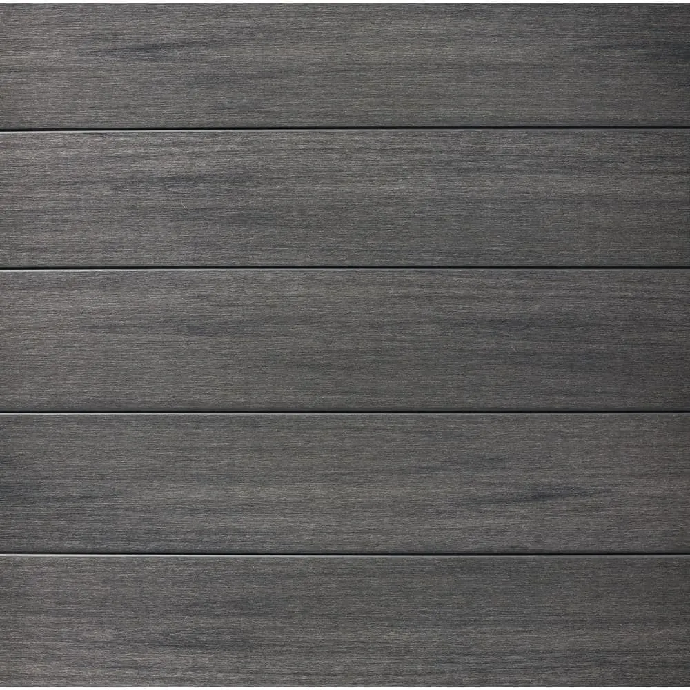 CREATIVE SURFACES 6 ft. x 6 ft. Composite Fence Series Manhattan Gray Brushed Fence Panel (12-Pack), photo 4 of 8