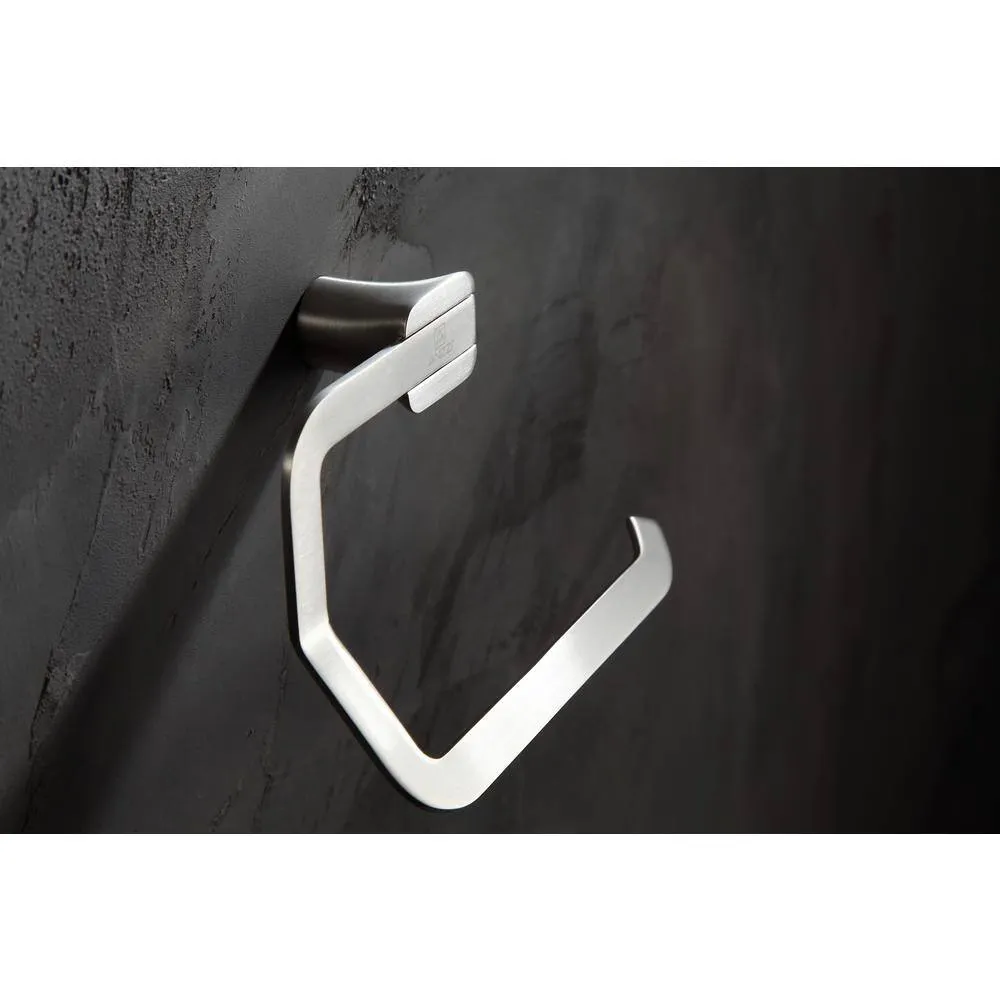 ANZZI Essence Series Wall-Mount Toilet Paper Holder in Brushed Nickel, photo 9 of 14