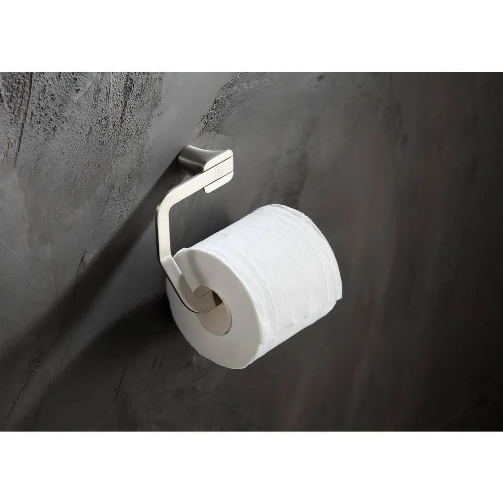ANZZI Essence Series Wall-Mount Toilet Paper Holder in Brushed Nickel, photo 12 of 14