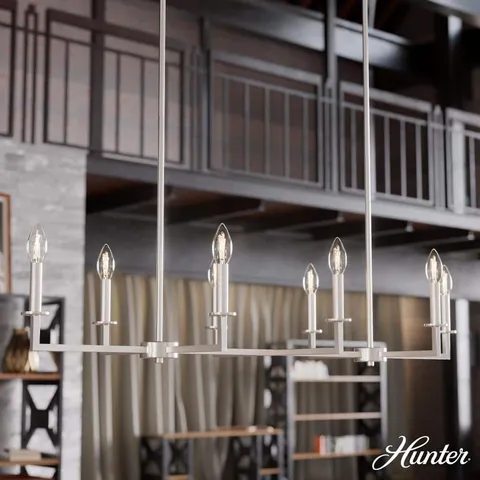 Bearden 8-Light Brushed Nickel Chandelier