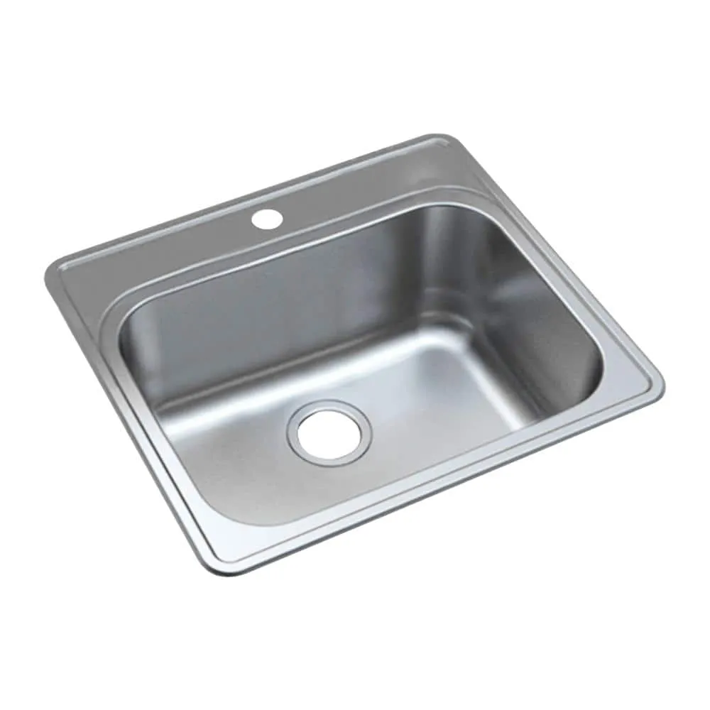 Transolid Meridian 25 in. x 22 in. Stainless Steel Drop-In Laundry Utility Sink Kit, photo 9 of 10