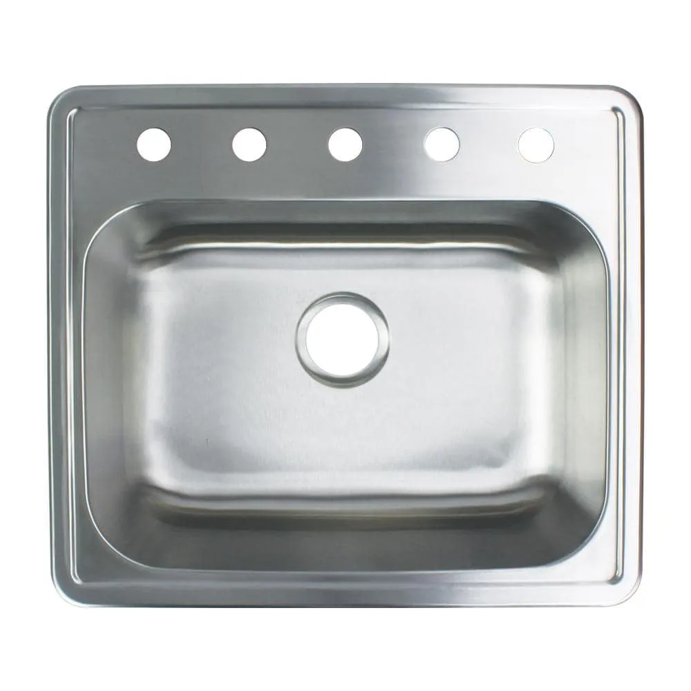 Transolid Meridian 25 x 22 x 12 Stainless Steel Drop-in Laundry/Utility Sink Kit, photo 8 of 10