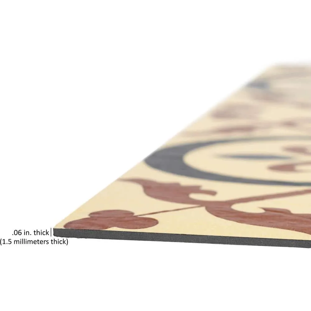 ACHIM Retro Burch 12 in. x 12 in. Self-Adhesive Vinyl Floor Tile (20 Tiles/20 sq. ft.), photo 3 of 5