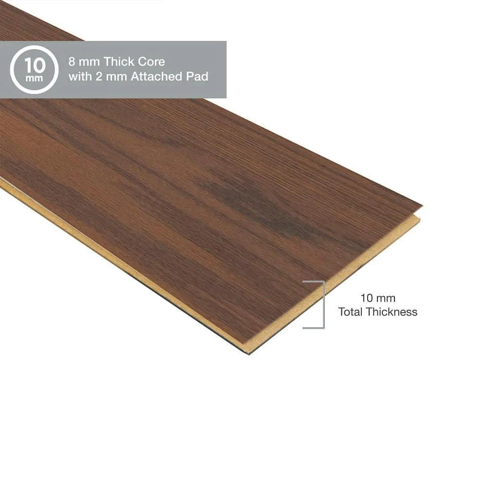 Pergo XP Burnt Anndel Oak 10 mm T x 7.4 in. W x 47.2 in. L Laminate Wood Flooring (19.63 sq. ft./Case), photo 8 of 14