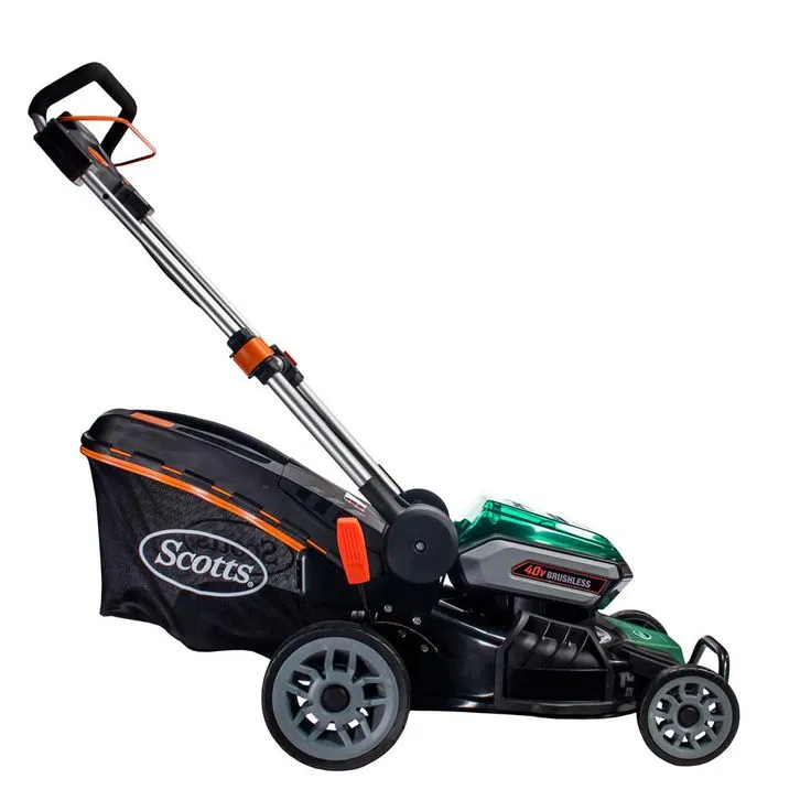 Scotts 19 in. 40-Volt Lithium-Ion Cordless Battery Walk Behind Push Mower with 5 Ah Battery and Charger Included, photo 8 of 9