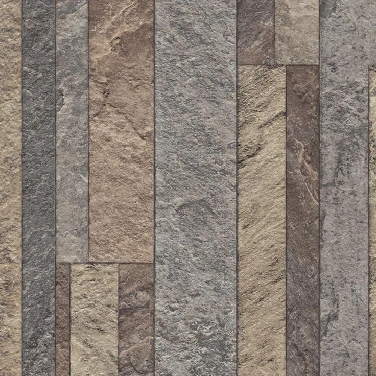 TrafficMaster vinyl flooring, Mulit-color Rectangular Flagstone, photo 6 of 7