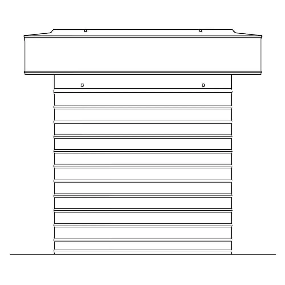 Active Ventilation 12 in. Dia Keepa Vent an Aluminum Roof Vent for Flat Roofs, photo 9 of 39