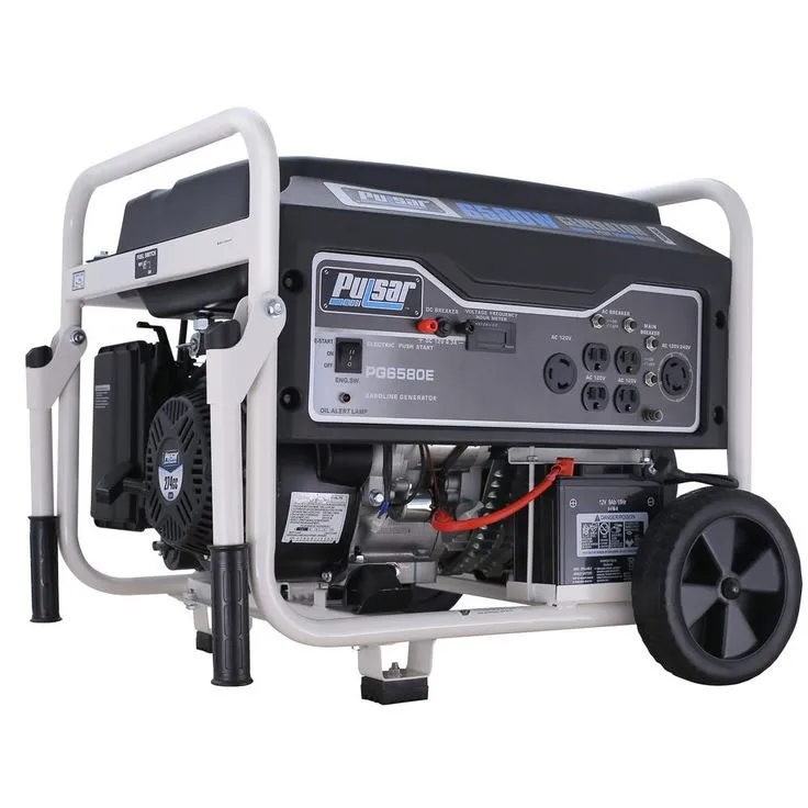 Pulsar 6,580/5,500-Watt Gasoline Powered Electric/Recoil Start Portable Generator with CARB Compliant 274 cc Engine, photo 4 of 5
