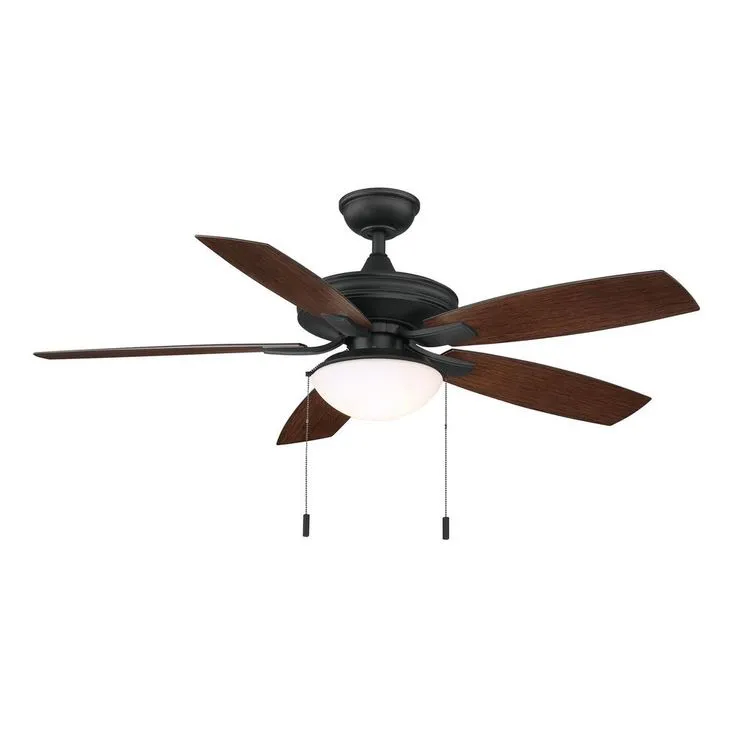 Gazebo III 52 in. Indoor/Outdoor Natural Iron Ceiling Fan with Light Kit, photo 5 of 6
