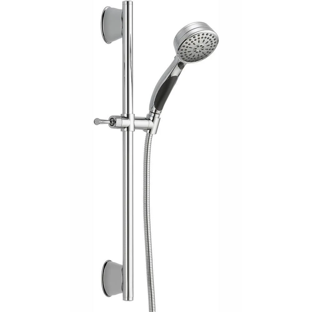 ActivTouch 9-Spray 3.7 in. Single Wall Mount Handheld Shower Head in Matte Black, photo 5 of 5
